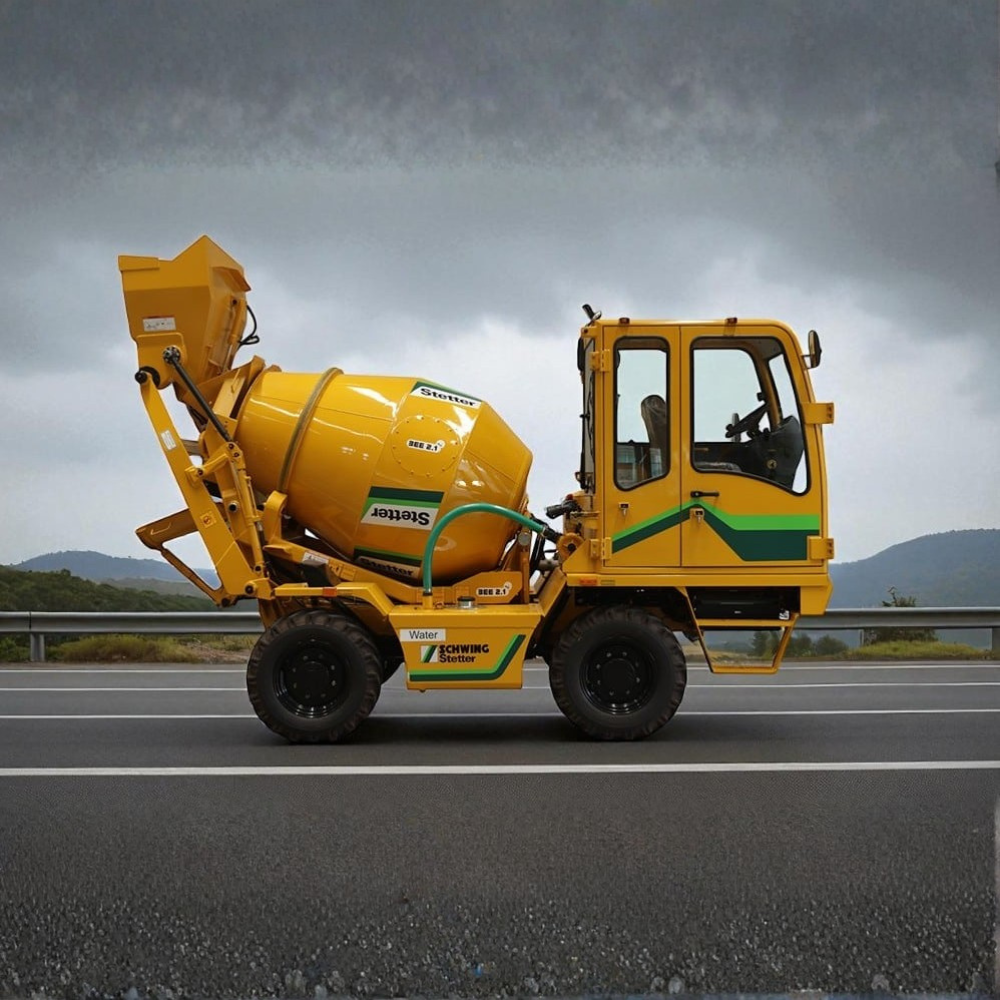 Self Loading Concrete Mixer