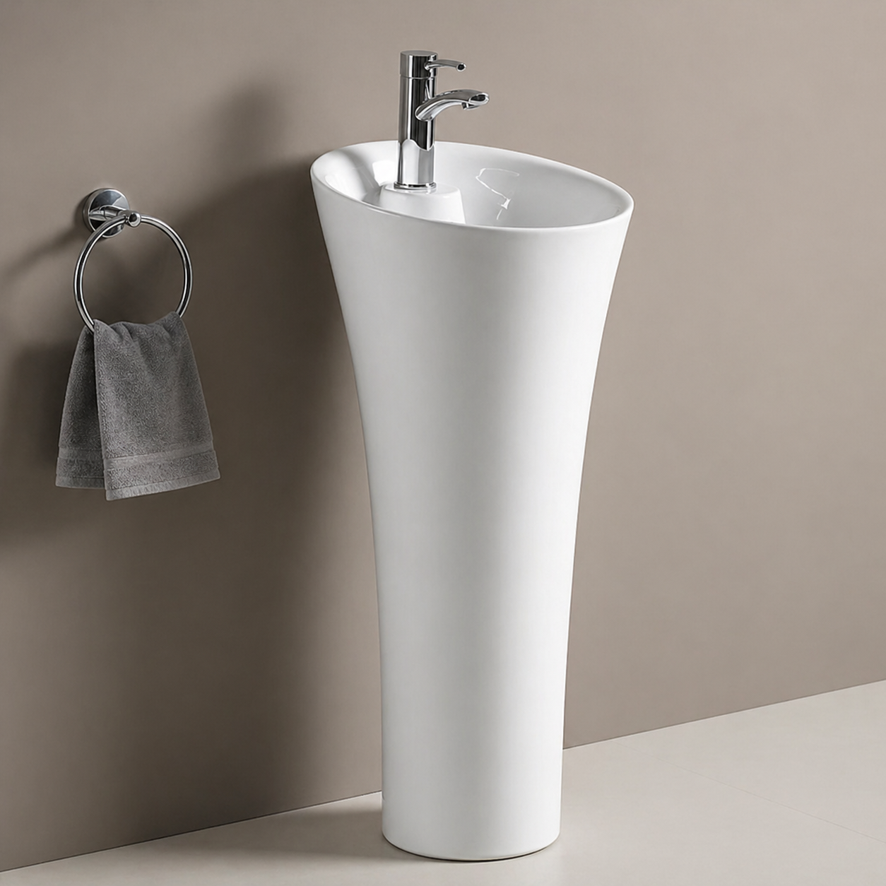 Modern Pedestal Basin