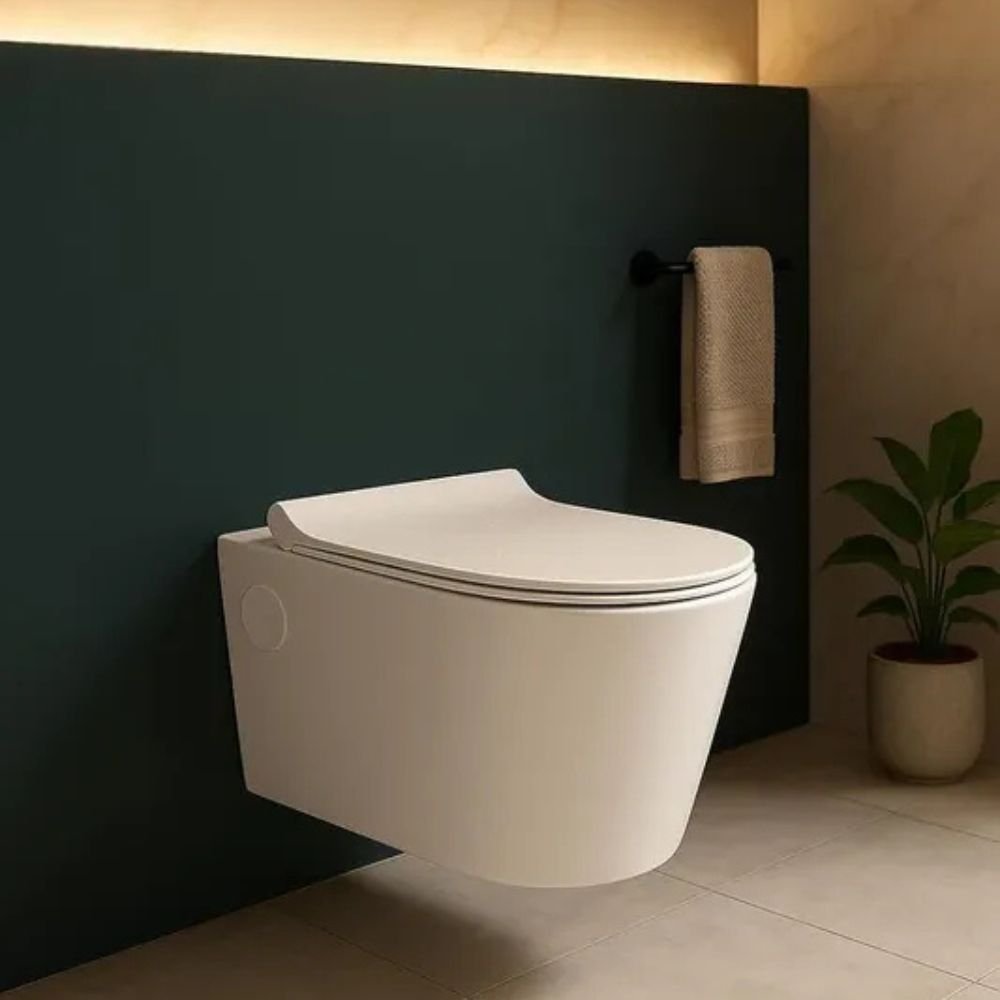 Rimless Toilet Commode