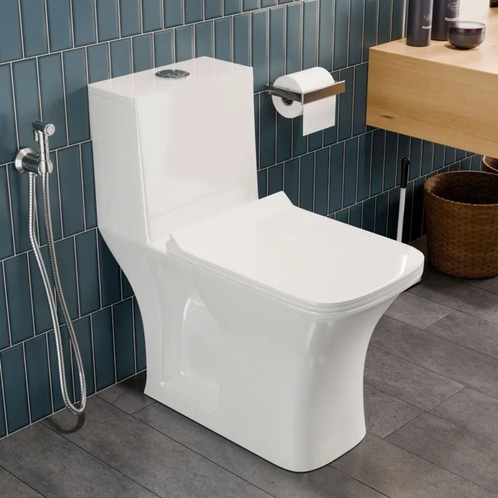Floor-Mounted Commode