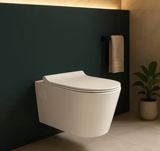 Rimless Toilet Commode