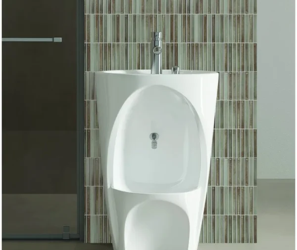 Foot-Wash Basin with Sink