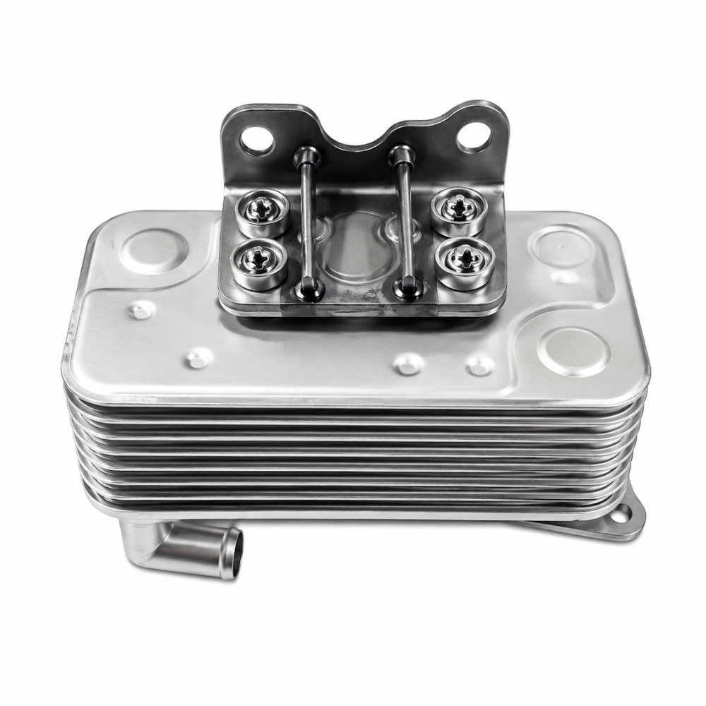Construction Oil Cooler / Heat Exchanger Assembly